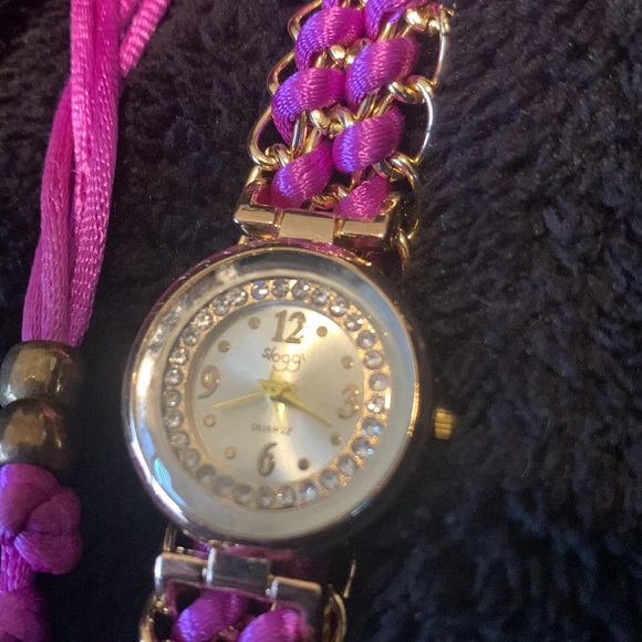 Purple and gold women’s watch - Picture 2 of 4